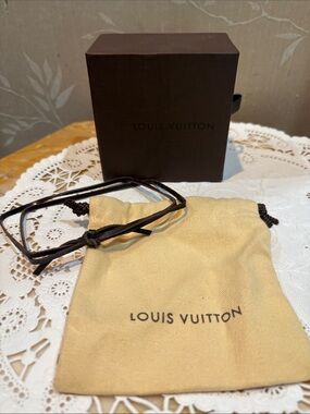 Louis Vuitton Jewelry Slider Box with Dust Bag & Original Leather String